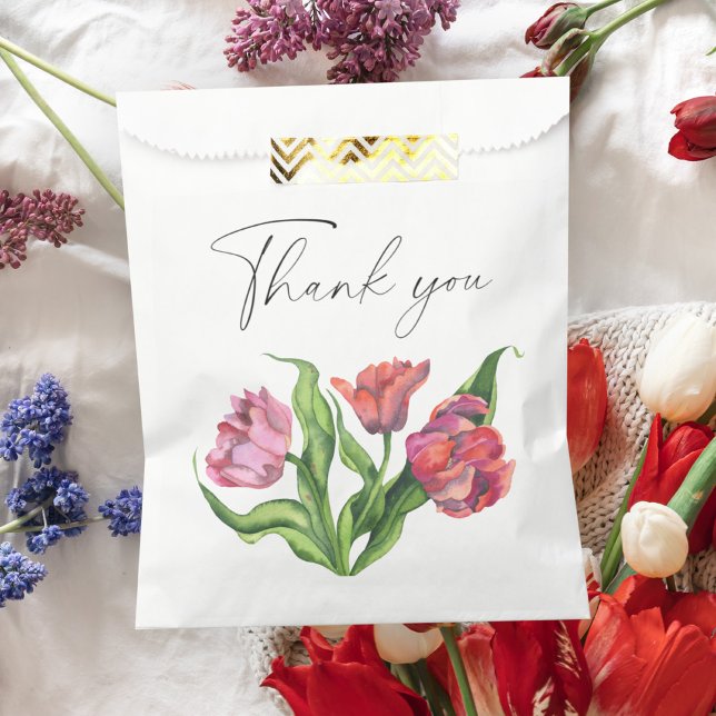 Blume für Aquarellbouquets Danke Geschenktütchen (Von Creator hochgeladen)