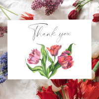 Blume für Aquarellbouquets Dankeschön Karte