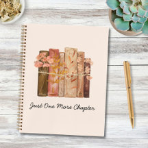 Blume für Aquarellbücher braun, rosa Zitat