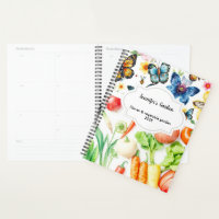 Blume für Aquarellgemüsen, persönlicher Gartenplan