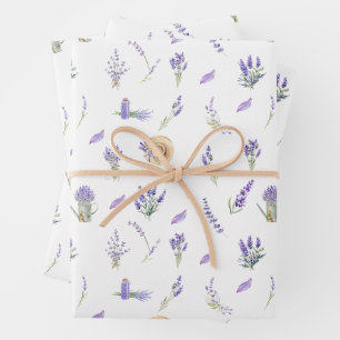 Blume für Aquarellpastellfarben Geschenkpapier Set
