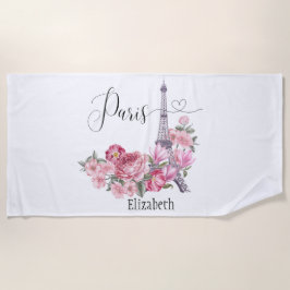 Blume für benutzerdefinierte Personalisierte Fotos Strandtuch