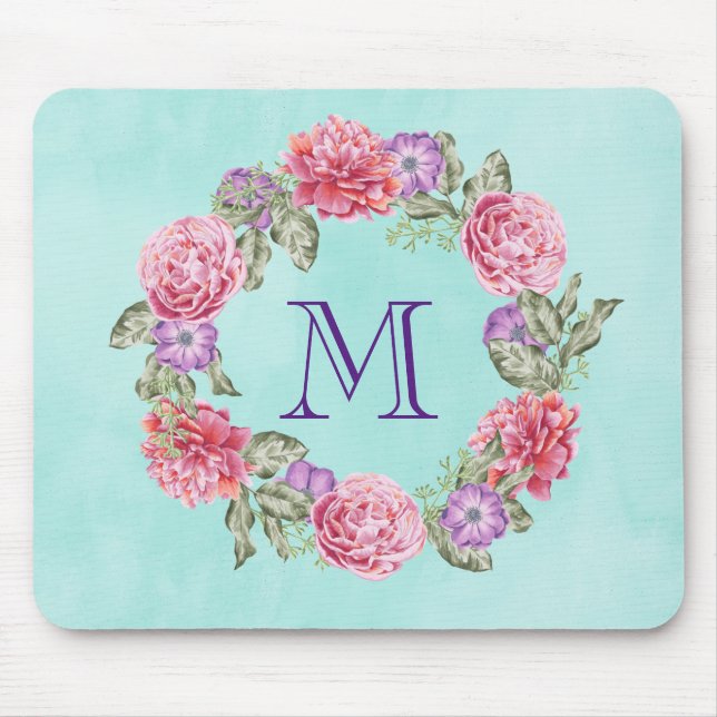 Blume für Blumenkronen Mousepad (Vorne)