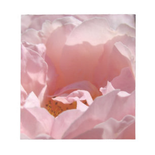 Blume für Blumenrosa-Rosen Notizblock