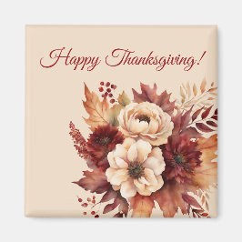 Blume für den Fall von Erntedank-Wasserfarbe Magnet