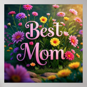 Blume für den Muttertag Poster