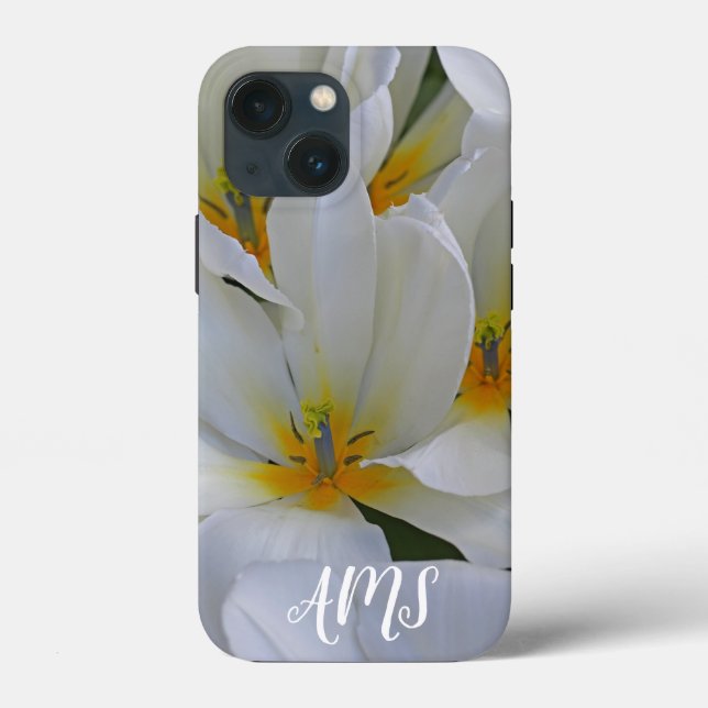 Blume für den weißen und gelben Garten Case-Mate iPhone Hülle (Rückseite)