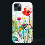 Blume für die Aquarellbilder Case-Mate iPhone Hülle<br><div class="desc">Farbige coole Frühlingsblumen Aquarellbilder</div>