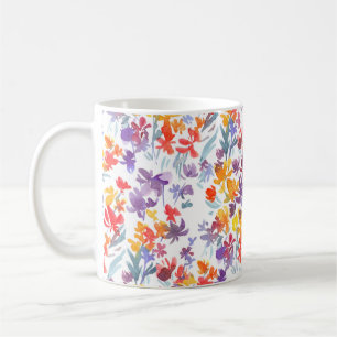 Blume für die Sommerwiese in Aquarellfarben Kaffeetasse