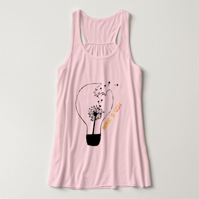 Blume für einen Wunschzahn Tank Top (Design Vorderseite)