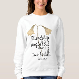 Blume für Freundschaftsangebote Sweatshirt