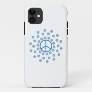 Blume für Friedenszeichen iPhone 11 Hülle
