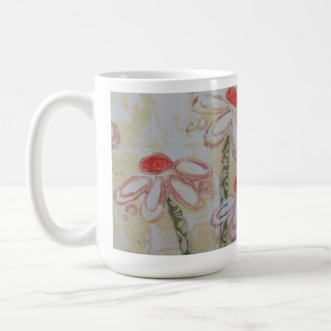Blume für gemischte Medien Kaffeetasse (Links)