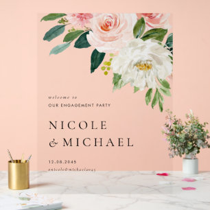 Blume für Hübsche Gartenmöbel Acrylschild