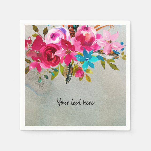 Blume für jeden Anlass Serviette (Vorderseite)