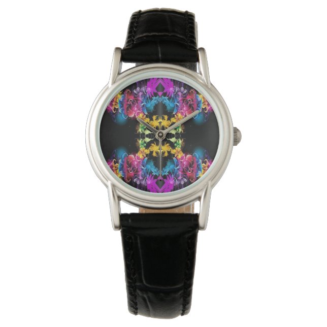 Blume für klassische Stile Armbanduhr (Vorderseite)