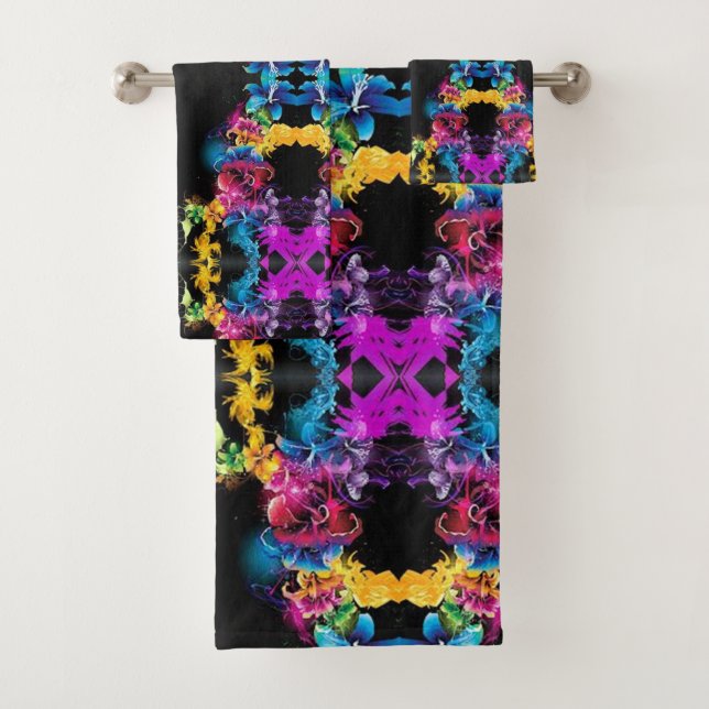 Blume für klassische Stile Badhandtuch Set (Insitu)