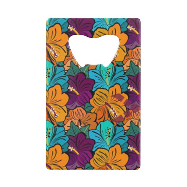 Blume für klassische Stile Geldbeutel Flaschenöffner (Vorderseite)