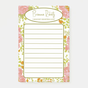 Blume für Lebensmittelgeschäfte Post-it Klebezettel