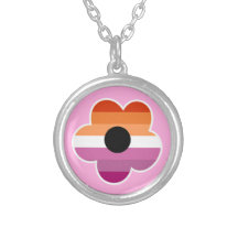 Blume für Lesben-Stolz-Flaggen-Motiv für den Pride