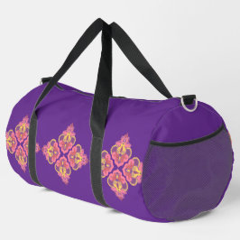 Blume für Lila große Duffle Bag