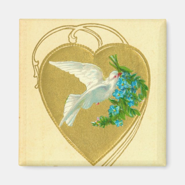 Blume für meine Liebe - Magnet (Vorne)