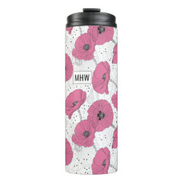 Blume für Poppen Thermosbecher