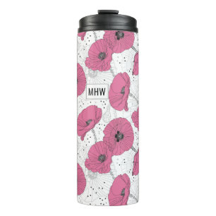 Blume für Poppen Thermosbecher