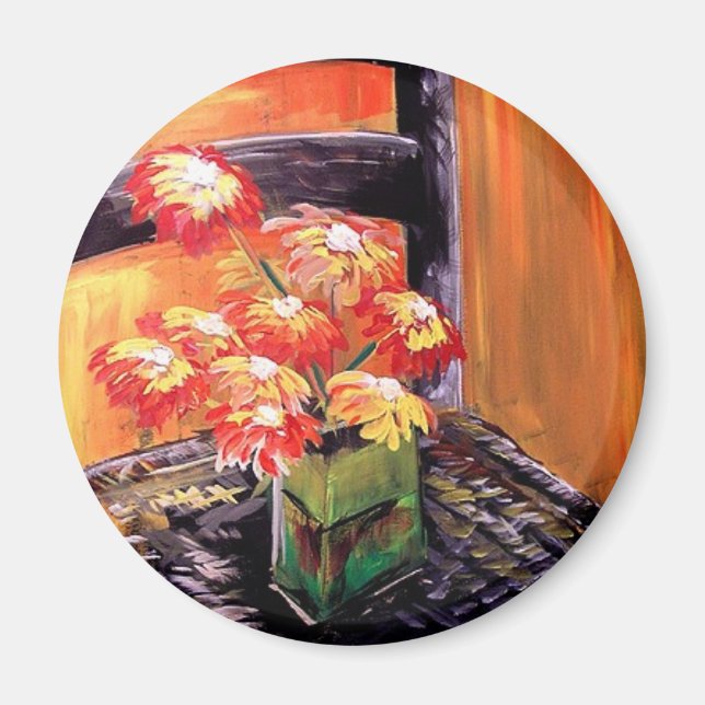 Blume für Sie Magnet (Vorne)