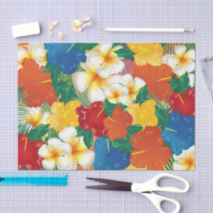 Blume für tropischen Hibiskus Seidenpapier