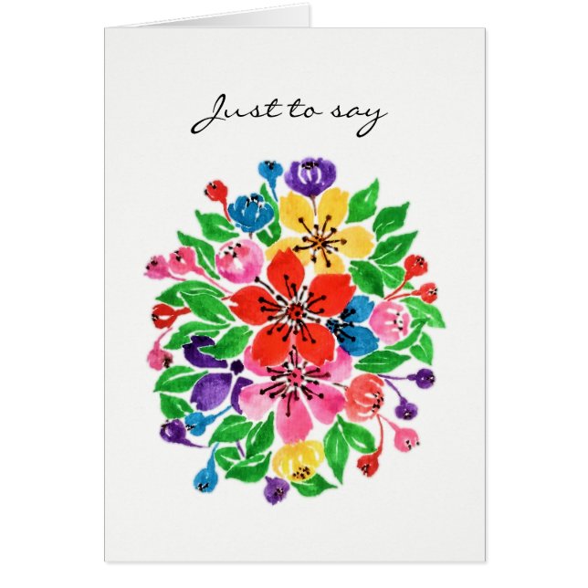 Blume für Wasserfarben (Vorne)