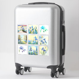 Blume für Wasserfarben Aufkleber