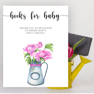 Blume für Wasserfarben - Babybücher Poster