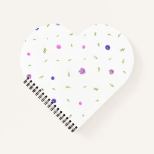 Blume für Wasserfarben - Geschenk für sie Notizbuch