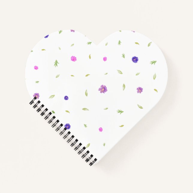 Blume für Wasserfarben - Geschenk für sie Notizbuch (Vorderseite)