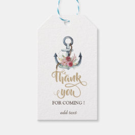 Blume für Wasserfarben Geschenkanhänger