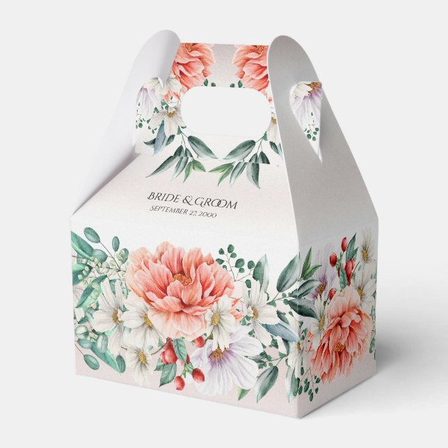 Blume für Wasserfarben Geschenkschachtel (Vorderseite)