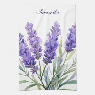 Blume für Wasserfarben Geschirrtuch