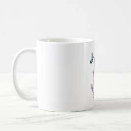 Blume für Wasserfarben Kaffeetasse