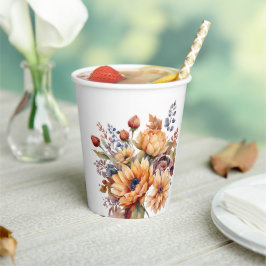 Blume für Wasserfarben Pappbecher