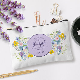 Blume für Wasserfarben Personalisiert Zubehörtasche