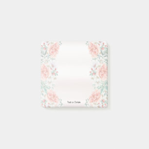 Blume für Wasserfarben Post-it Klebezettel