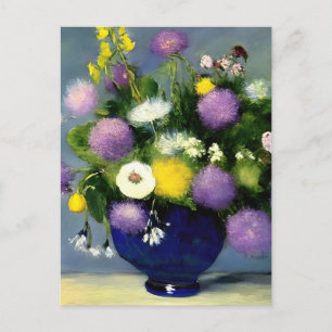 Blume für Weichfarben Postkarte