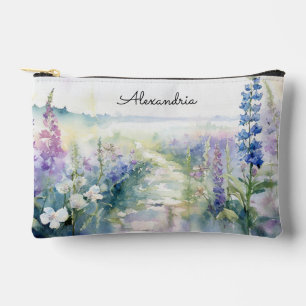 Blume für Wildlavender personalisieren Zubehörtasche