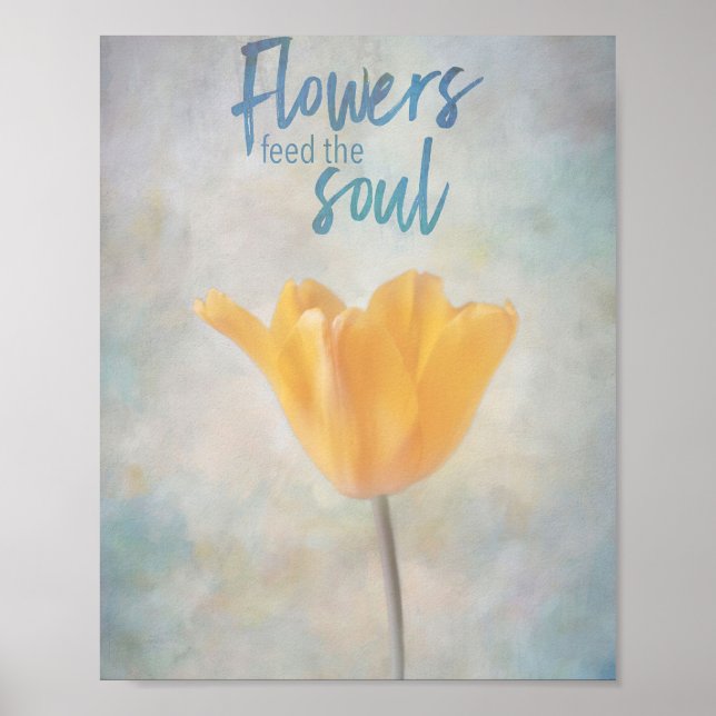 Blume Fütterte das Soul Poster (Vorne)
