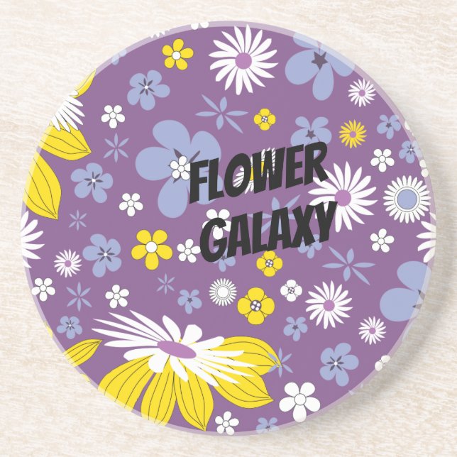 Blume Galaxy Untersetzer anpassen (Vorne)