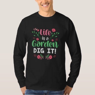 Blume Gardener Florist Pflanze Blume Geschenk Idee T-Shirt