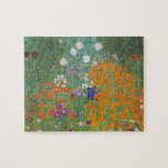 Blume Garten klimt gustav Hütte<br><div class="desc">Ein klassisches Kunstwerk von Gustav Klimt, Hütte Garden, Bauergarten, 1907, ist ein nahes Blumengarten, ein buntes Blumengemälde.</div>