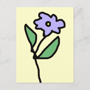 Blume - Garten Postkarte