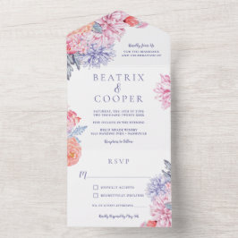 Blume Gartengarten Hochzeit mit Blumen All In One Einladung